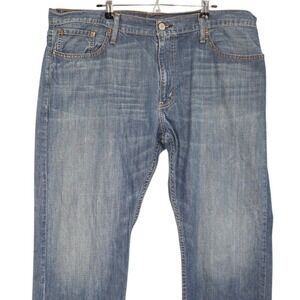 Levi's 514 Jeans Mens 40x32 Straight Leg Blue Medium Wash Denim Cotton Zip Fly